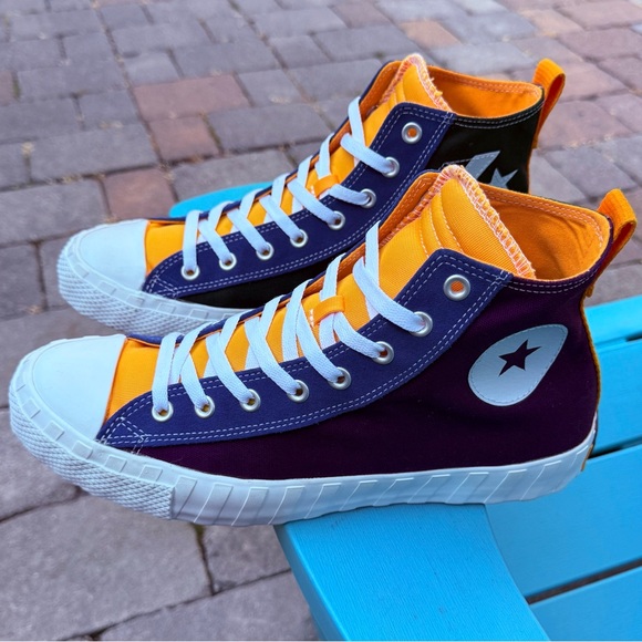 Men's Converse UNT1TL3D Hi Not A Chuck Sneakers Night Purple 167242C US Size 11 - Picture 4 of 9